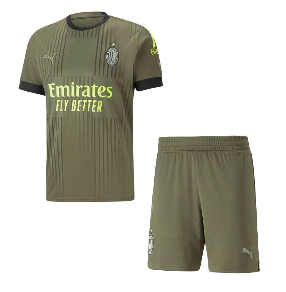 AC Milan Third 2022/23 Junior Kit