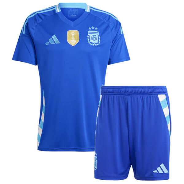 Maillot Argentine Extérieur 2024 Junior Kit