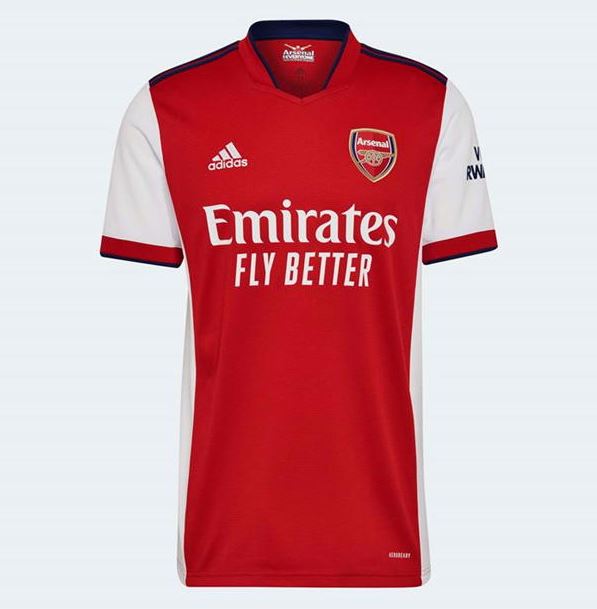 Maillot Arsenal Domicile 2021/22