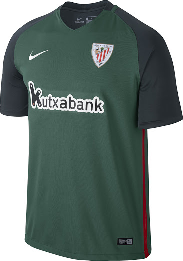 Maillot Athletic Bilbao Exterieur 2016/17