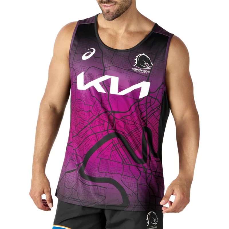 Brisbane Broncos Training Singlet 2024