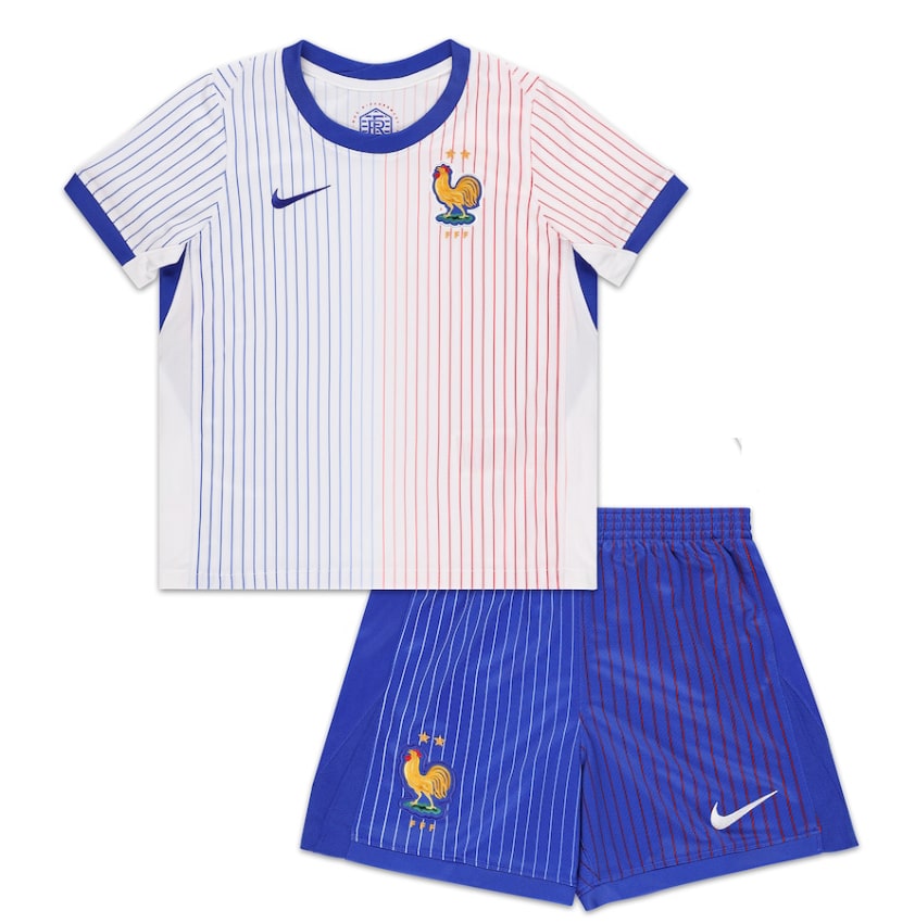 Maillot France Extérieur 2024 Junior Kit