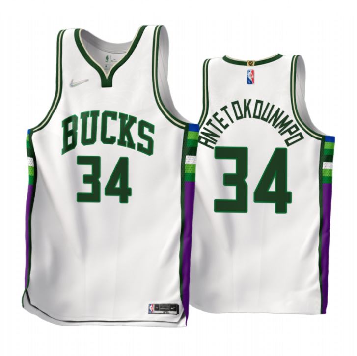 Giannis Antetokounmpo, Milwaukee Bucks 2021/22 - City Edition