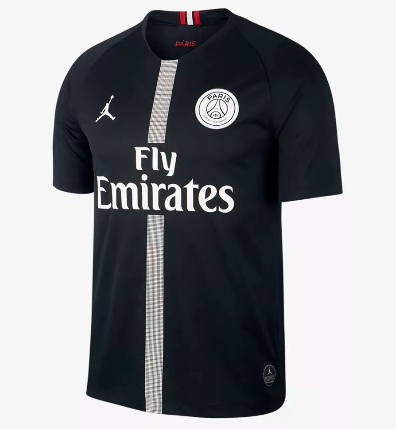 Maillot PSG x Jordan Third Noir 2018/19