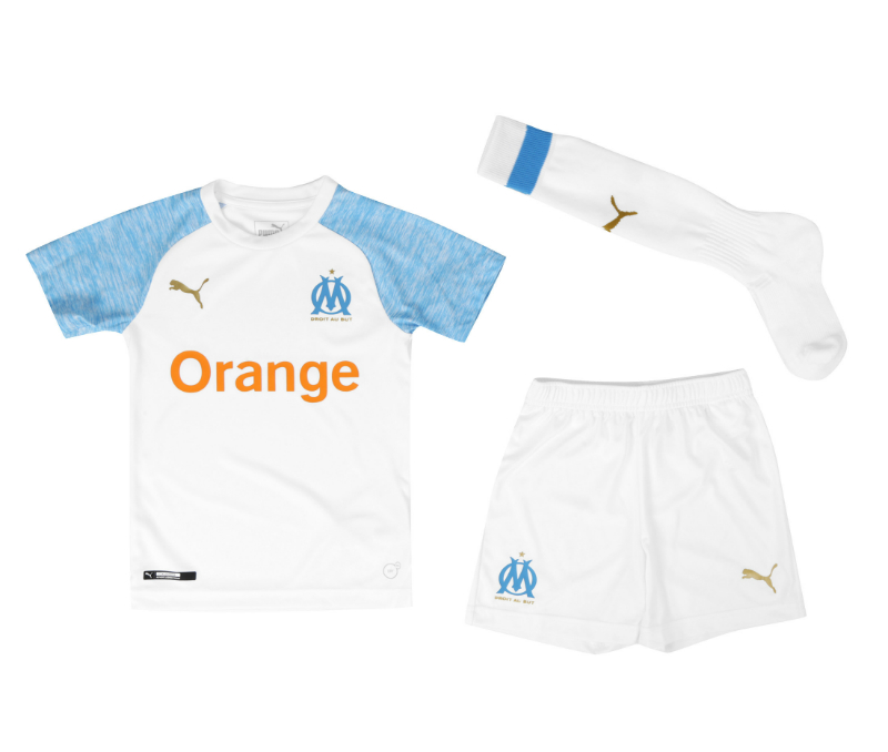 Olympique Marseille Domicile 2018/19 Junior Kit