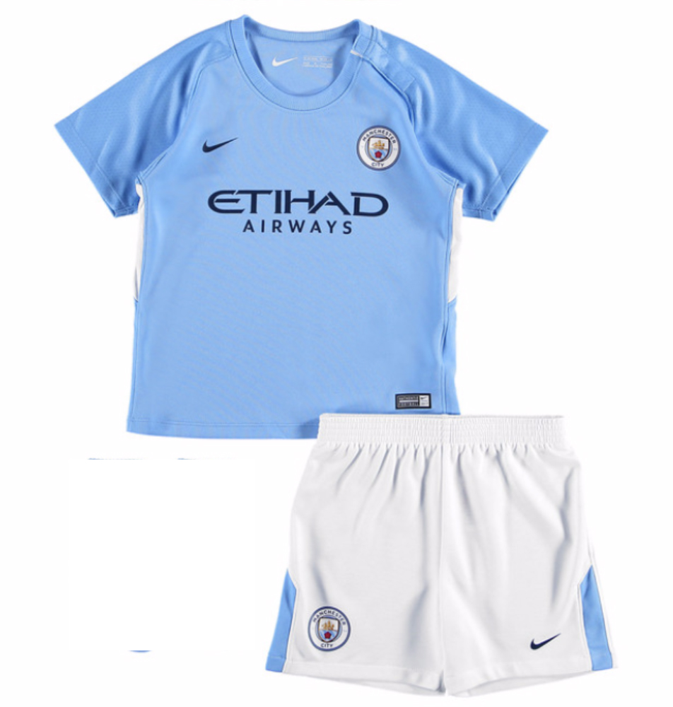 Manchester City Domicile 2017/18 Junior Kit