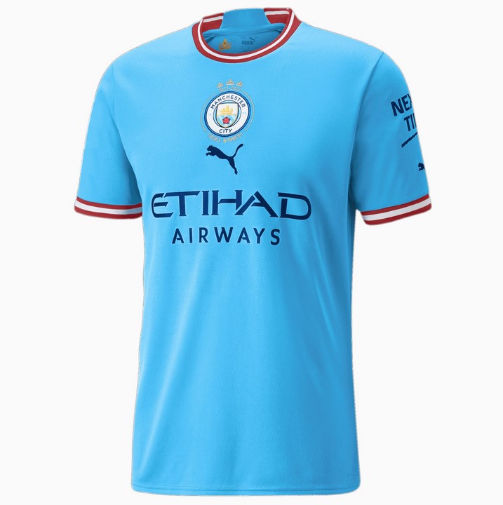 Maillot Manchester City Domicile 2022/23 - Treble Winners