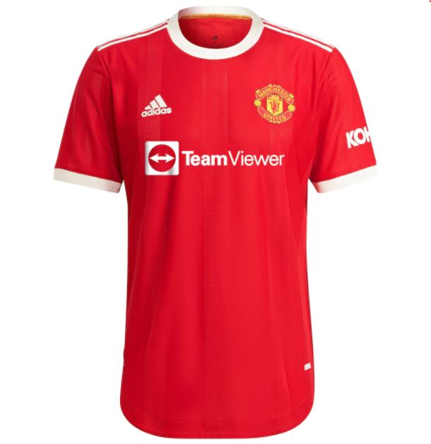 Maillot Manchester United Domicile 2021/22 - Authentic