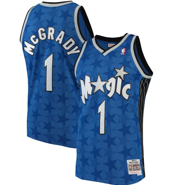 Tracy McGrady, Orlando Magic, Mitchell&Ness - Blue